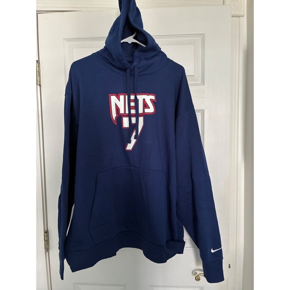 Men's 3XL NWOT Kevin Durant Brooklyn Nets Nike 2021/22 City Edition Pullover Hoo